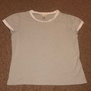 Wet Seal grey and white T-shirt